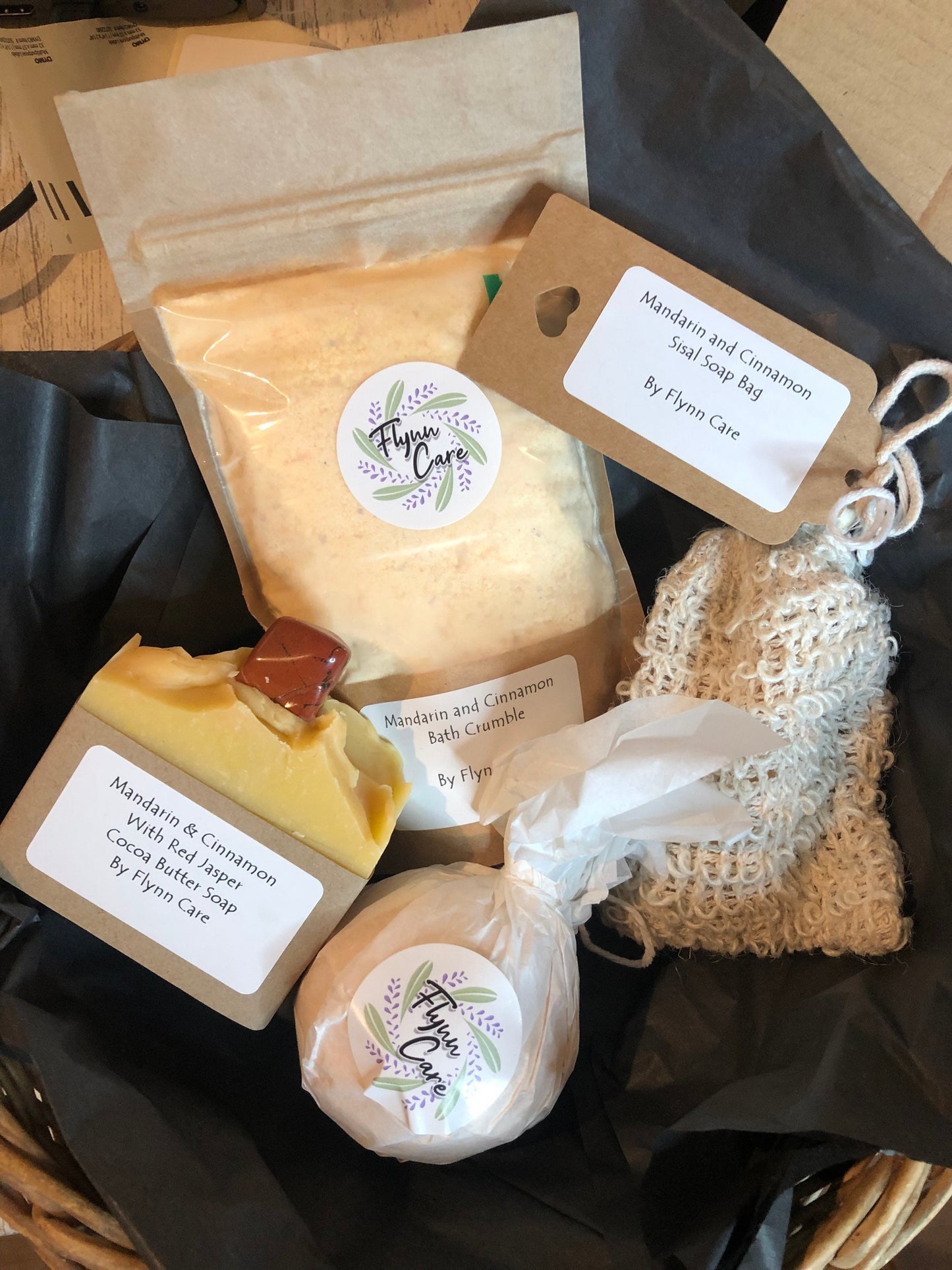 Premium Bath Bomb and Soap gift set Orange